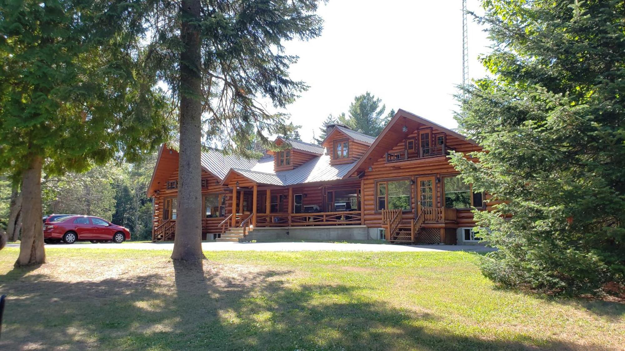 Pourvoirie Du Lac Blanc Villa Saint-Alexis-des-Monts Buitenkant foto