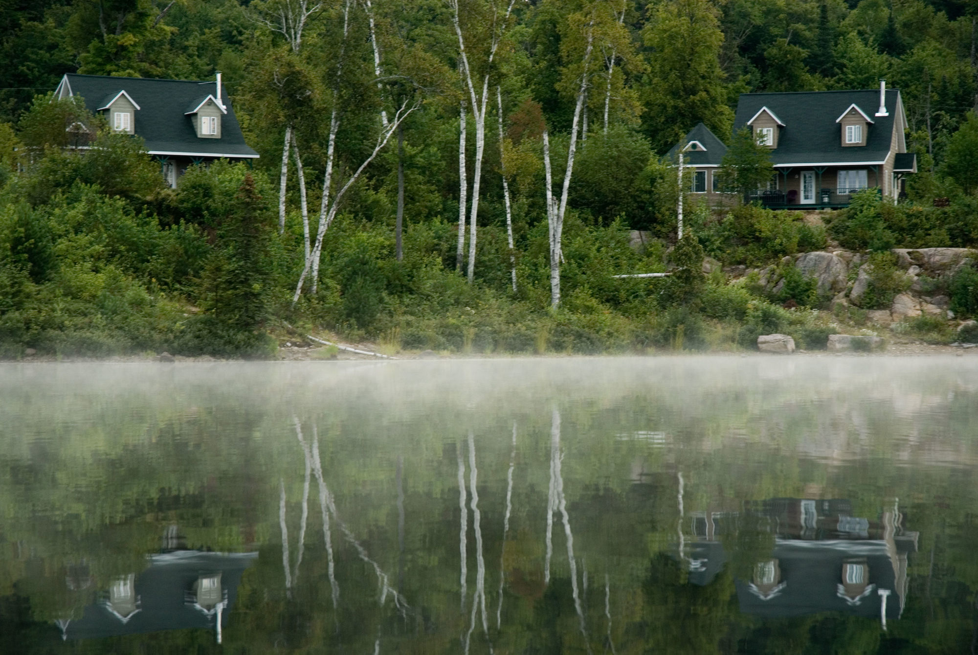 Pourvoirie Du Lac Blanc Villa Saint-Alexis-des-Monts Buitenkant foto