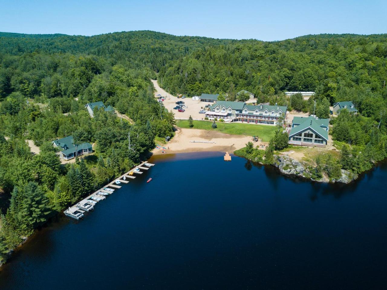 Pourvoirie Du Lac Blanc Villa Saint-Alexis-des-Monts Buitenkant foto