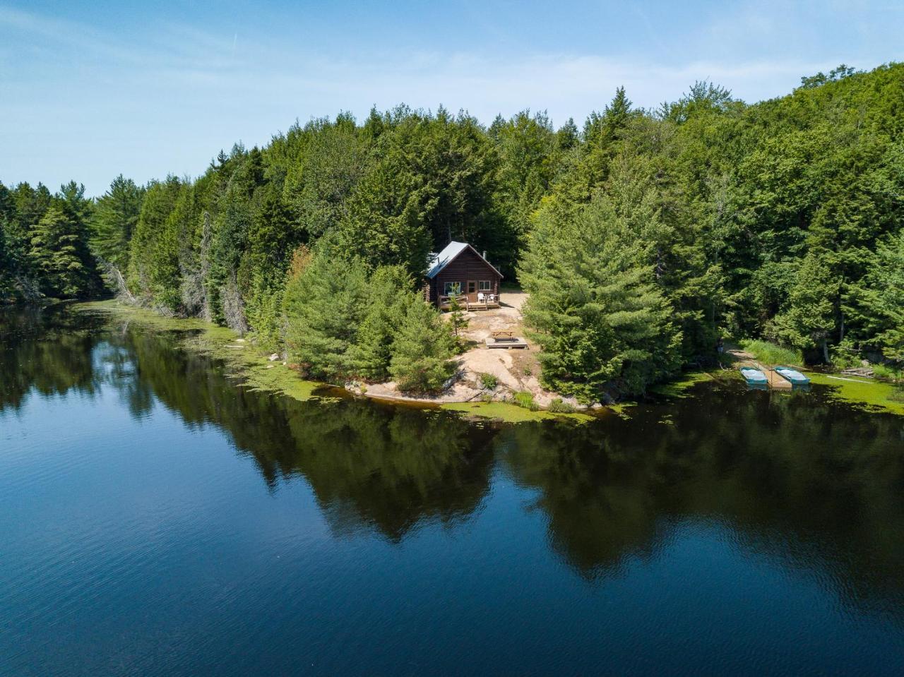 Pourvoirie Du Lac Blanc Villa Saint-Alexis-des-Monts Buitenkant foto